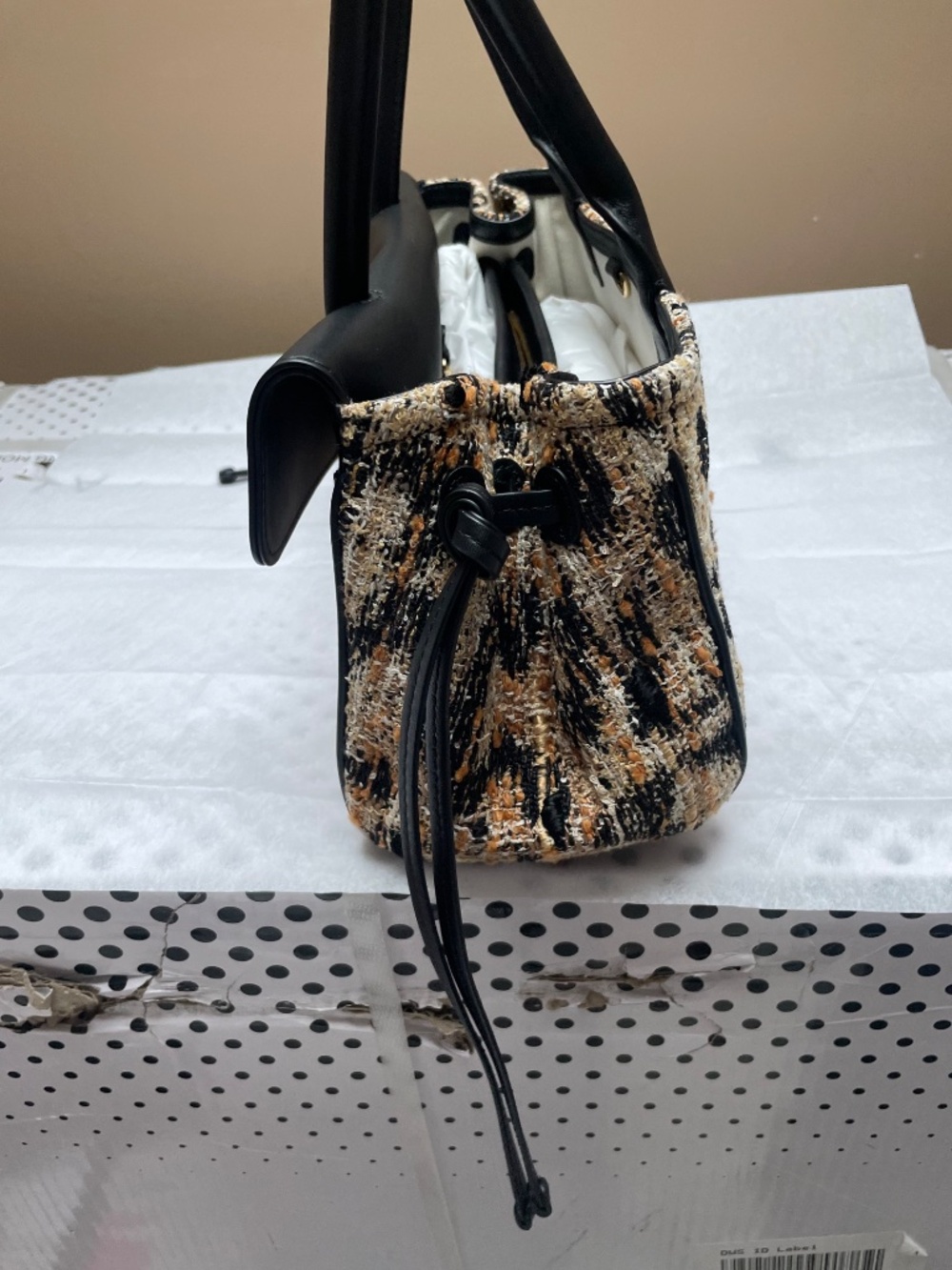 Chanel 26A Urban Essential East West Shopping Bag - Leopard Print Tweed & Black - Picture 2 of 15